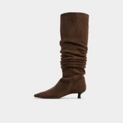 Aldo Muttsee Knee-High Kitten Heel Boots -The Aldo Shop product 13877826 muttsee brown 240 001 046 alt2 sq gy