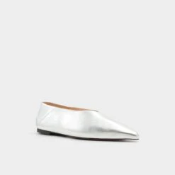 Aldo Zolissa Women's Pointed Toe Ballet Flats 13 Aldo Zolissa Women's Pointed Toe Ballet Flats -The Aldo Shop product 13877827 zolissa silver 040 001 051 alt3 sq gy
