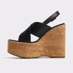 Aldo Sandcastle Women's Platform Heels 12 Aldo Sandcastle Women's Platform Heels -The Aldo Shop product 13903944 sandcastle black 001 001 043 alt2 sq gy