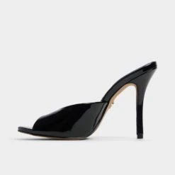 Aldo Fidelia Heeled Mules with Stiletto Heel -The Aldo Shop product 13903946 fidelia black 001 002 033 alt2 sq gy