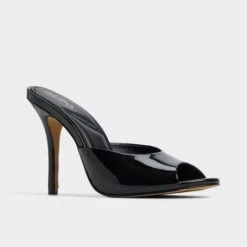 Aldo Fidelia Heeled Mules with Stiletto Heel -The Aldo Shop product 13903946 fidelia black 001 002 033 alt3 sq gy