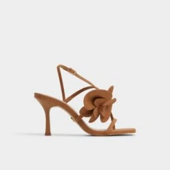 Aldo Sandflower Floral Strappy Heeled Sandals