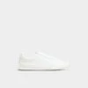 Aldo Carefree - Minimalist Women's Leather Sneakers -The Aldo Shop product 13917577 carefree white 100 001 043 main sq gy