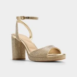 Aldo Alluring Platform Dress Heels for Women -The Aldo Shop product 13918860 alluring yellow 741 002 051 alt3 sq gy