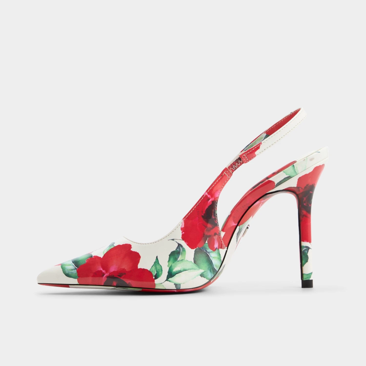 Aldo Lovebloom Floral Print Slingback Heels for Women 5 Aldo Lovebloom Floral Print Slingback Heels for Women - Image 3