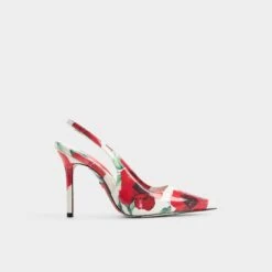 Aldo Lovebloom Floral Print Slingback Heels for Women