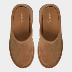 Aldo Academia Women's Brown Faux Fur-Lined Slip-On Clogs -The Aldo Shop product 13932787 academia brown 237 001 046 alt5 sq gy