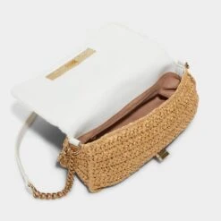 Aldo Sunbloomx Straw Baguette Bag with Interchangeable Straps 13 Aldo Sunbloomx Straw Baguette Bag with Interchangeable Straps -The Aldo Shop product 13935144 sunbloomx white 109 003 029 alt2 sq gy