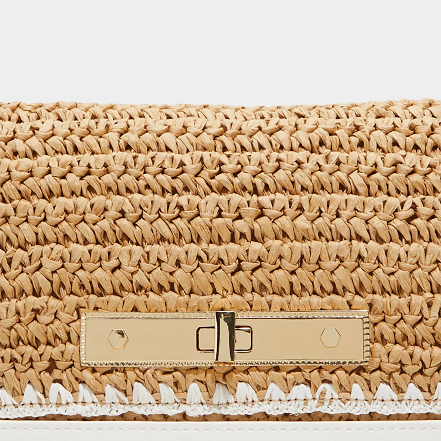 Aldo Sunbloomx Straw Baguette Bag with Interchangeable Straps 7 Aldo Sunbloomx Straw Baguette Bag with Interchangeable Straps - Image 5