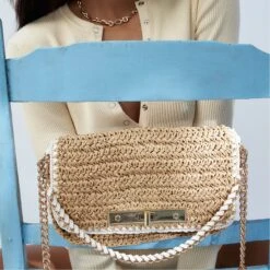 Aldo Sunbloomx Straw Baguette Bag with Interchangeable Straps 19 Aldo Sunbloomx Straw Baguette Bag with Interchangeable Straps -The Aldo Shop product 13935144 sunbloomx white 109 003 029 look part sq nt