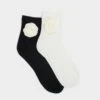 Aldo Rosette Fashion Socks - Premium Everyday Comfort 1 Aldo Rosette Fashion Socks - Premium Everyday Comfort -The Aldo Shop product 13939716 rosettesocks black 003 main sq gy