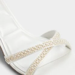 Aldo Bouclettie Women's Block Heel Dress Sandals -The Aldo Shop product 13964892 bouclettie white 110 003 032 detail sq gy