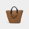 Aldo Carryall Straw Tote Bag