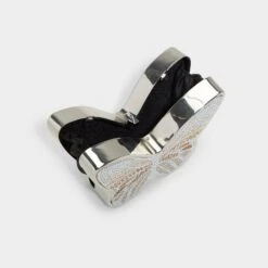 Aldo Butterflybling Statement Evening Handbag -The Aldo Shop product 13989699 butterflybling silver 044 003 029 alt2 sq gy