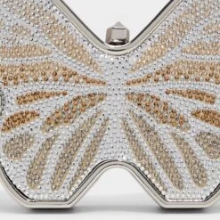 Aldo Butterflybling Statement Evening Handbag -The Aldo Shop product 13989699 butterflybling silver 044 003 029 detail sq gy