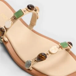 Aldo Sapphira Women's Flat Sandals - Summer Comfort Footwear -The Aldo Shop product 13991507 sapphira beige 260 001 031 detail sq gy