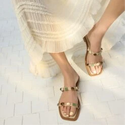 Aldo Sapphira Women's Flat Sandals - Summer Comfort Footwear -The Aldo Shop product 13991507 sapphira beige 260 001 031 look part sq nt