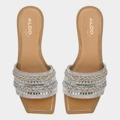 Aldo Navalia Women's Dress Sandals 15 Aldo Navalia Women's Dress Sandals -The Aldo Shop product 13991511 navalia silver 040 003 027 alt5 sq gy