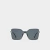 Aldo Romashin Women's Retro-Inspired Rimless Sunglasses -The Aldo Shop product 13994776 romashin black 001 main sq gy