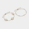 Aldo Luckyflower Women's Bracelet Set 1 Aldo Luckyflower Women's Bracelet Set -The Aldo Shop product 13995038 luckyflower white 102 main sq gy