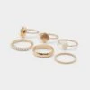Aldo Shellchic Stackable Rings - Set of Versatile Women's Jewelry -The Aldo Shop product 13995128 shellchic white 102 main sq gy