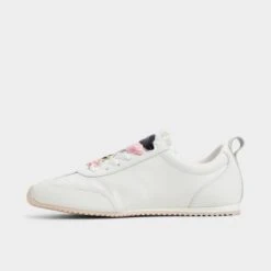 Aldo Princess Leather Sneakers with Customizable Satin Laces & Charms -The Aldo Shop product 14008285 princesssneaker white 100 001 043 alt2 sq gy