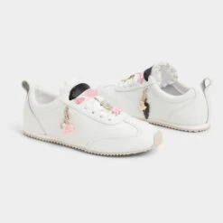 Aldo Princess Leather Sneakers with Customizable Satin Laces & Charms -The Aldo Shop product 14008285 princesssneaker white 100 001 043 spotlight sq gy