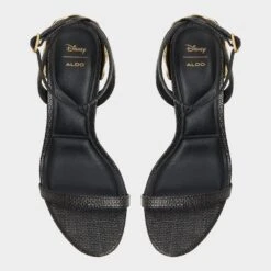 Aldo Ursulaheel Black Stiletto with Sculptural Gold Shell Heel 18 Aldo Ursulaheel Black Stiletto with Sculptural Gold Shell Heel -The Aldo Shop product 14008301 ursulaheel black 001 003 040 alt5 sq gy