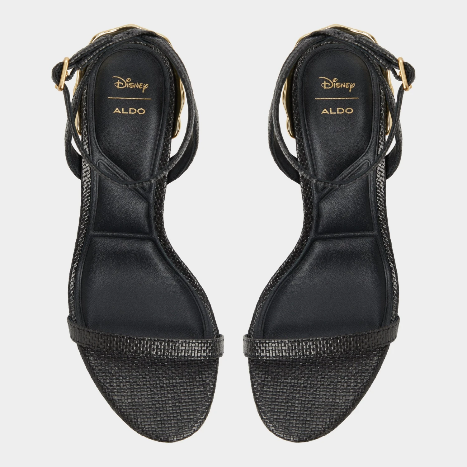 Aldo Ursulaheel Black Stiletto with Sculptural Gold Shell Heel 8 Aldo Ursulaheel Black Stiletto with Sculptural Gold Shell Heel - Image 6