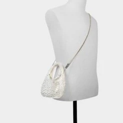 Aldo Cinderella Translucent Gemstone Top Handle Bag -The Aldo Shop product 14009195 cinderellapurse white 103 002 029 alt3 sq gy