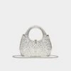Aldo Cinderella Translucent Gemstone Top Handle Bag