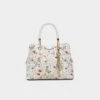 Aldo Lothycannx Floral Structured Tote Bag with Gold Accents -The Aldo Shop product 14009235 lothycannx multi 978 002 043 main sq gy