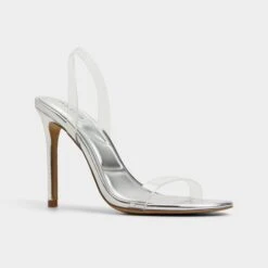 Aldo Quinilynn Women's Dress Sandals -The Aldo Shop product 14012325 quinilynn silver 040 002 020 alt3 sq gy