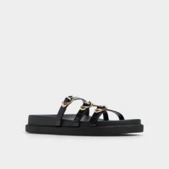Aldo Zephyra Women's Comfortable Casual Sandals -The Aldo Shop product 14012464 zephyra black 001 002 004 alt3 sq gy