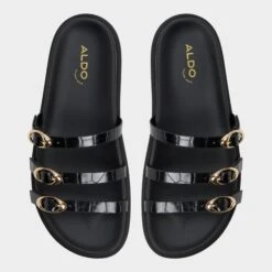 Aldo Zephyra Women's Comfortable Casual Sandals -The Aldo Shop product 14012464 zephyra black 001 002 004 alt5 sq gy