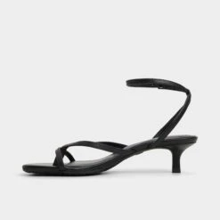 Aldo Soffie Women's Kitten Heel Dress Sandals -The Aldo Shop product 14017660 soffie black 001 001 043 alt2 sq gy