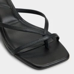 Aldo Soffie Women's Kitten Heel Dress Sandals -The Aldo Shop product 14017660 soffie black 001 001 043 alt4 sq gy