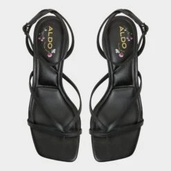 Aldo Soffie Women's Kitten Heel Dress Sandals -The Aldo Shop product 14017660 soffie black 001 001 043 alt5 sq gy