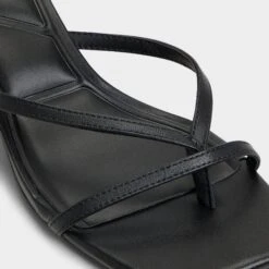 Aldo Soffie Women's Kitten Heel Dress Sandals -The Aldo Shop product 14017660 soffie black 001 001 043 detail sq gy