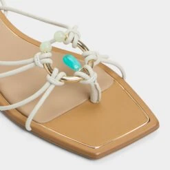 Aldo Nirena Women's Flat Sandals 14 Aldo Nirena Women's Flat Sandals -The Aldo Shop product 14017728 nirena white 121 002 043 alt4 sq gy