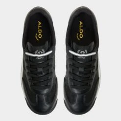 Aldo Stepcount Women's Retro-Inspired Sneakers with Contrast Trim -The Aldo Shop product 14030360 stepcount black 001 003 023 alt5 sq gy