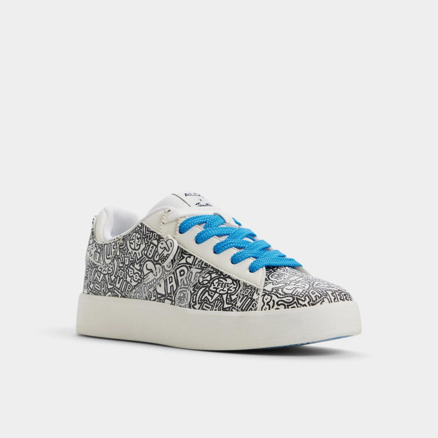 Aldo x Timothy Goodman Women's Leather Street-Art Sneakers 6 Aldo x Timothy Goodman Women's Leather Street-Art Sneakers - Image 4