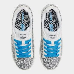 Aldo x Timothy Goodman Women's Leather Street-Art Sneakers 17 Aldo x Timothy Goodman Women's Leather Street-Art Sneakers -The Aldo Shop product 14038436 tgoodman01 white 122 002 043 alt5 sq gy
