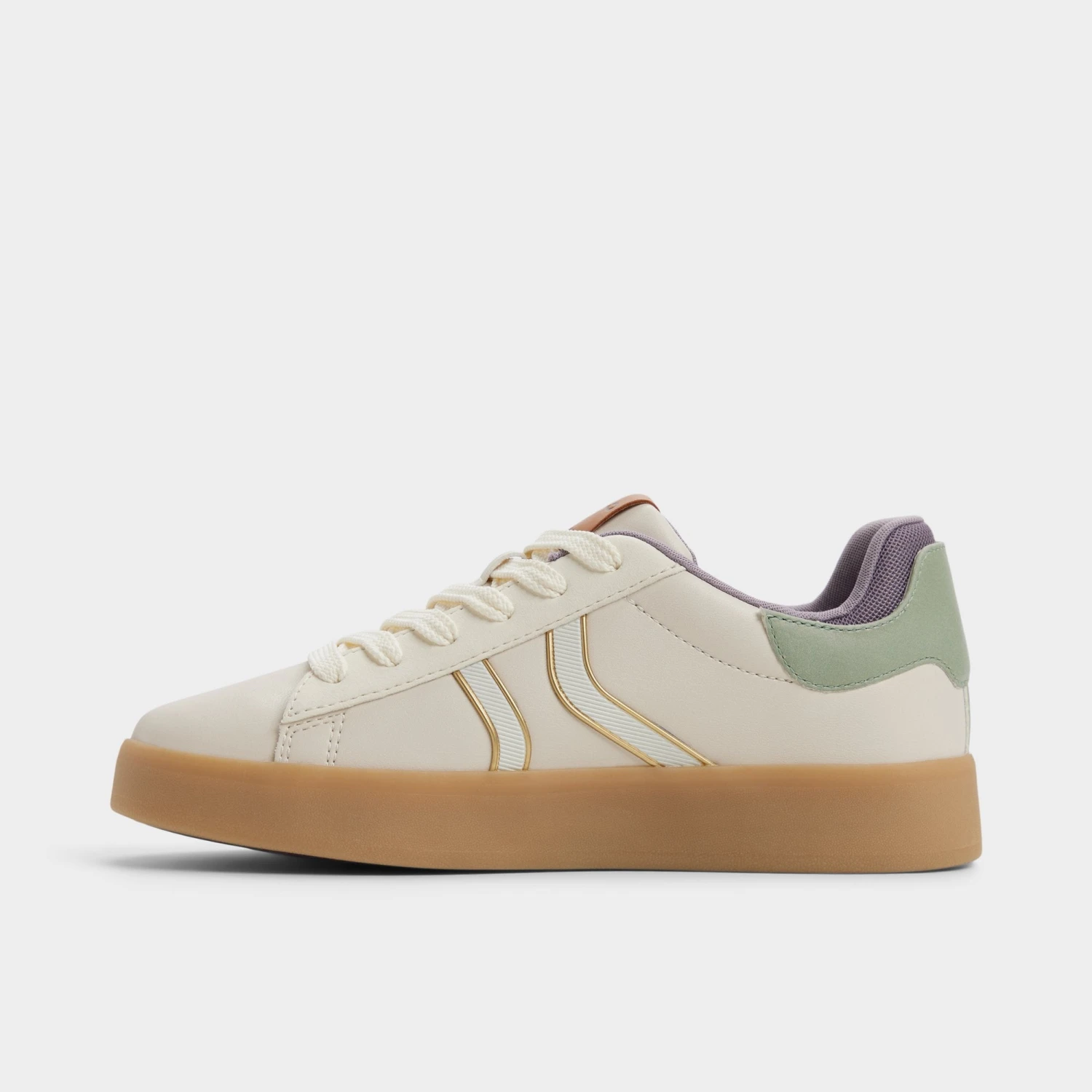 Aldo Dina Sami Women's Vegan Leather Sneakers with Palm Graphic 5 Aldo Dina Sami Women's Vegan Leather Sneakers with Palm Graphic - Image 3