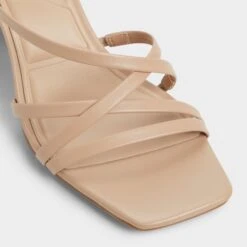 Aldo Esther Women's Brown Dress Sandals -The Aldo Shop product 14039513 esther beige 274 001 043 alt4 sq gy