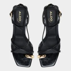 Aldo Elodiah Dress Sandals for Women -The Aldo Shop product 14039521 elodiah black 001 002 042 alt5 sq gy
