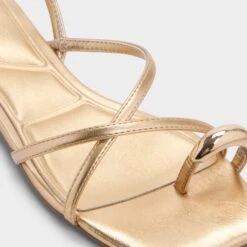 Aldo Synthesa Women's Dress Sandals -The Aldo Shop product 14039526 synthesa gold 711 002 051 detail sq gy