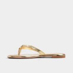 Aldo Conchiglia Women's Casual Summer Sandals -The Aldo Shop product 14039557 conchiglia gold 711 002 051 alt2 sq gy
