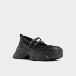 Aldo Aethera Women's Chunky Sole Mary Jane Sneakers -The Aldo Shop product 14043828 aethera black 001 002 043 alt3 sq gy