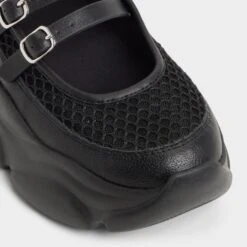 Aldo Aethera Women's Chunky Sole Mary Jane Sneakers -The Aldo Shop product 14043828 aethera black 001 002 043 alt4 sq gy